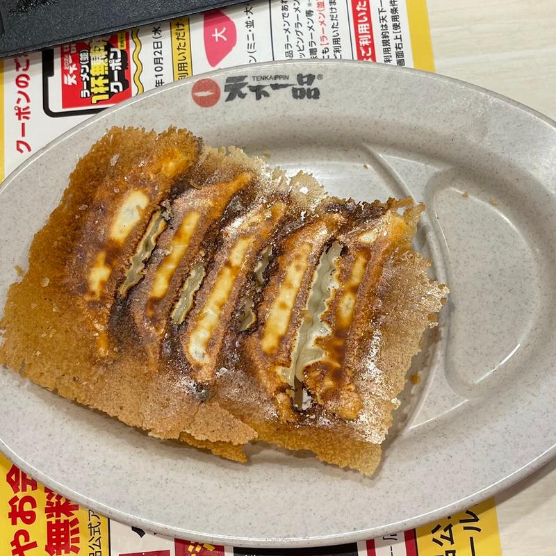 羽根つき餃子(天下一品 野田阪神店)