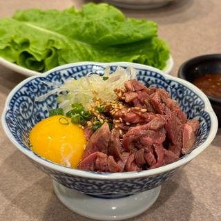 牛ハラユッケ(焼肉食べ放題 黒川家【KUROKAWAYA】)