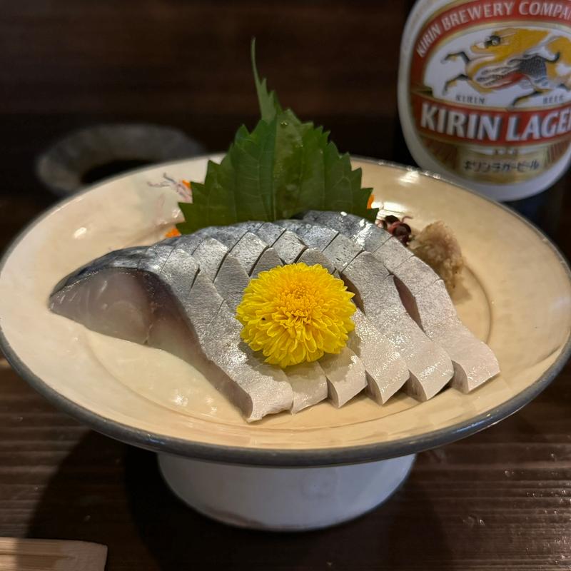 しめ鯖お造り(バンブー （Bamboo）)