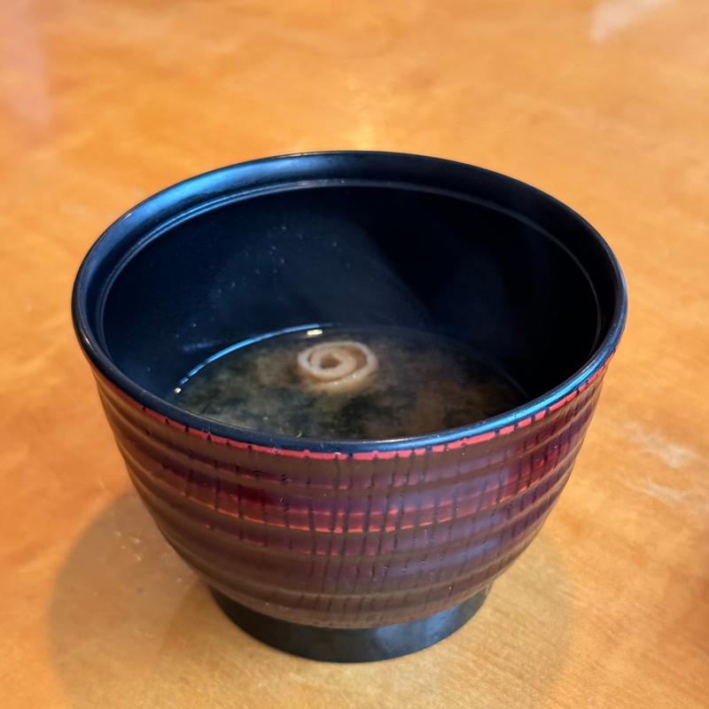 味噌汁(SUSHI てさく)