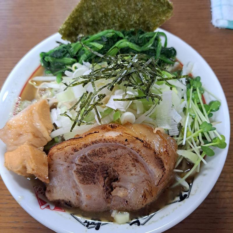 ミニ炙り煮干しらーめん(ちばから 市原本店)