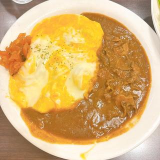 ふわとろオムビーフカレー　ランチセット(ハーバー カフェ ＺＥＳＴ御池店 （Harbor Cafe）)