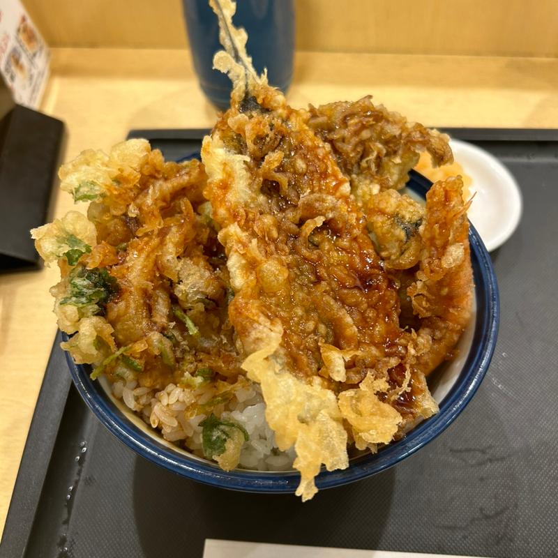 国産秋天丼　秋刀魚　牡蠣(天丼てんや ビーンズ赤羽店)