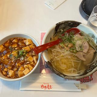 日替り（塩ラーメン＋麻婆丼）(香港食卓)