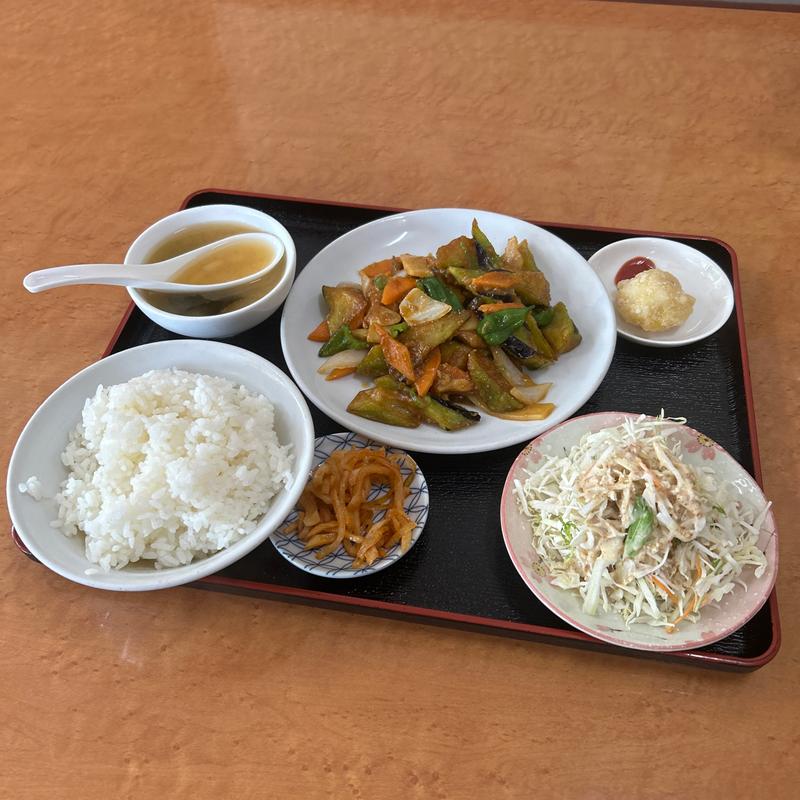 なすの味噌炒め定食(王府 )