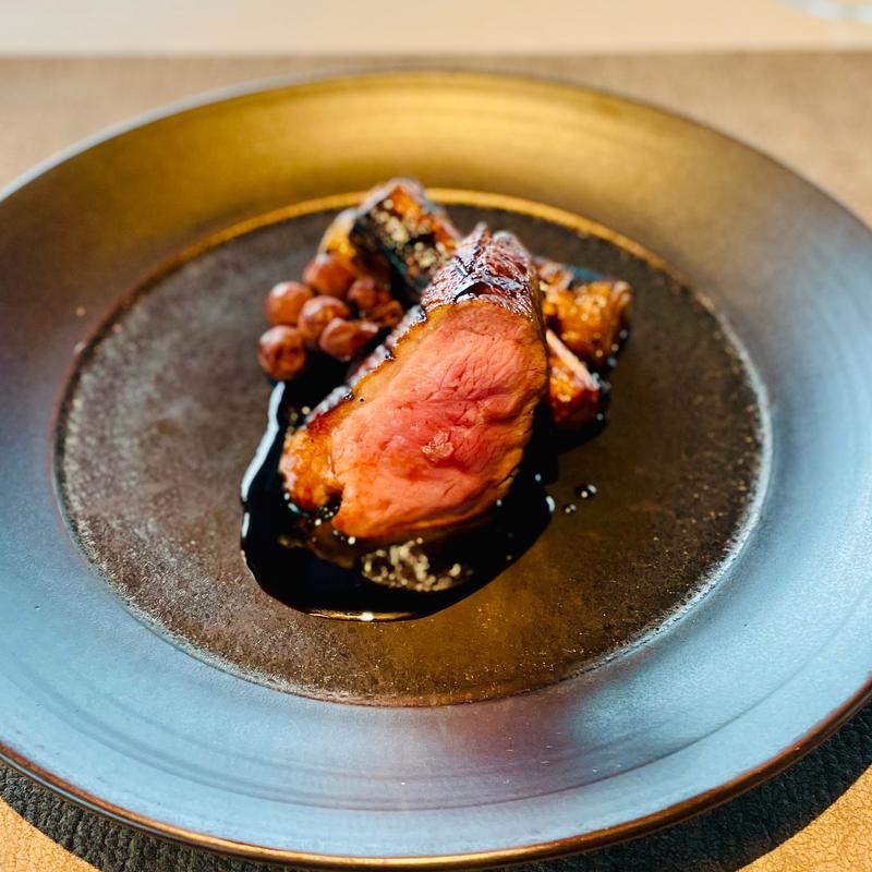 Chef's Special Lunch  近江鴨と下仁田葱の藁焼き(BREEZE OF TOKYO (ブリーズ・オブ・トウキョウ))