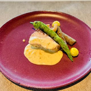 Chef's Special Lunch  鰤の炙りと根菜　朴葉焼き仕立て(BREEZE OF TOKYO (ブリーズ・オブ・トウキョウ))