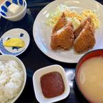 チーズかつハーフ定食(札幌ラーメンどさん子　山鹿店)