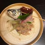鯵のなめろう(串ひろ )