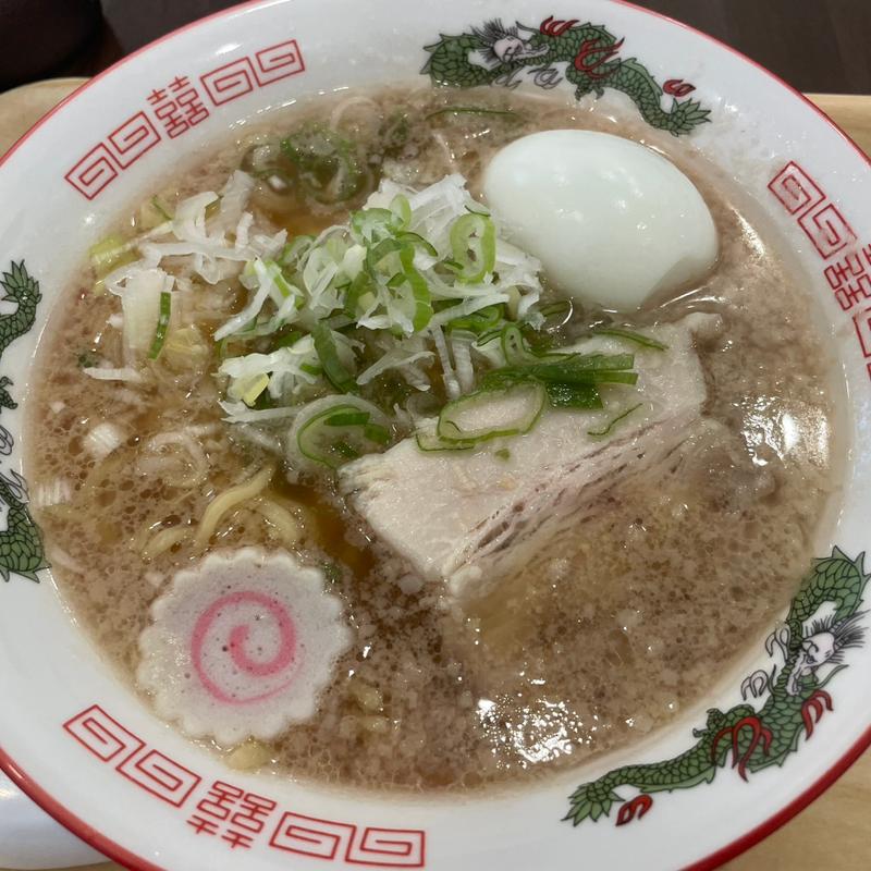 中華そば（並）＋ネギ＋ゆで卵(肉中華そば 金無夢有)