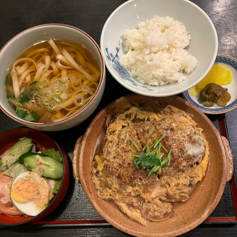 カツとじセット(きしめん 尾張屋)