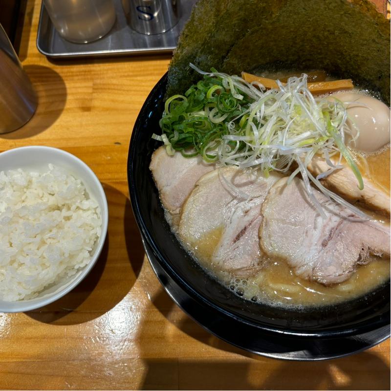 鶏そば 特製  小ライス(ぶんろく)