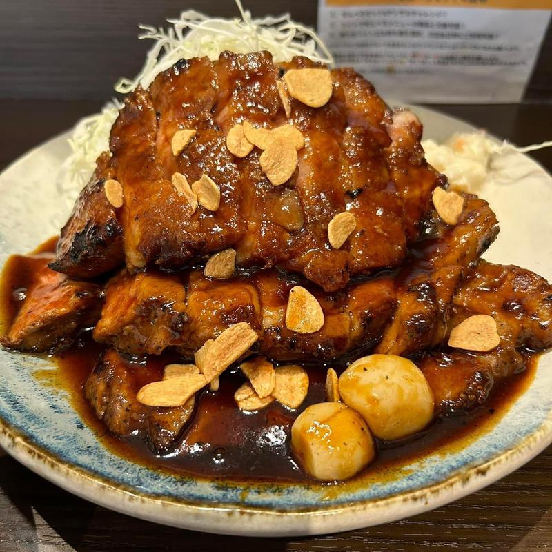 トンテキ定食スーパー3(豚屋 鳥山)