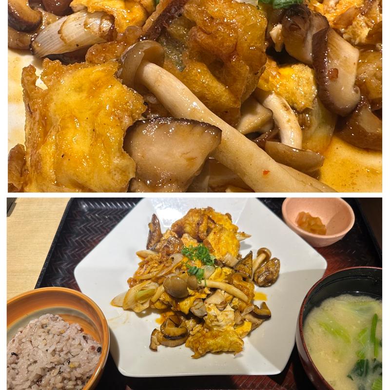 鱧とたっぷり茸の和風甘酢炒め(大戸屋 新横浜2丁目店 )