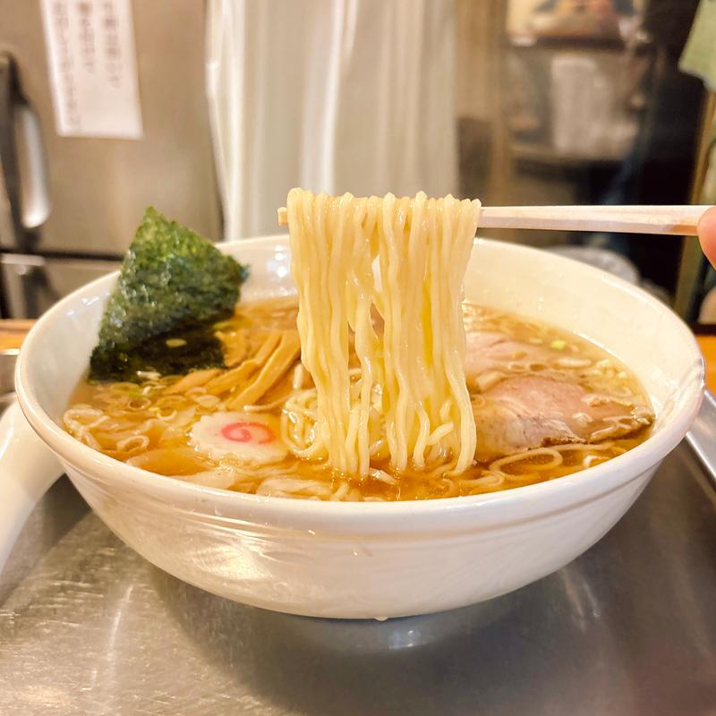 ワンタン麺(1玉)(日吉 大勝軒)