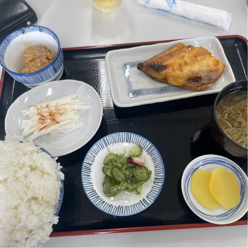 焼き魚定食(ほっけ)(魚市場食堂)