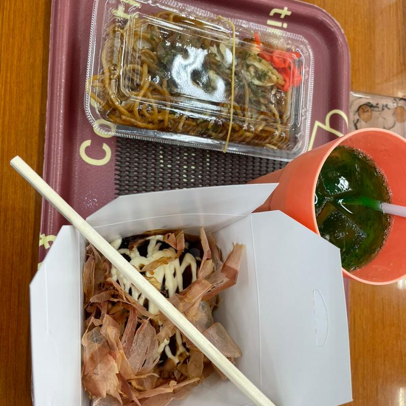 サービスセット(レギュラー＋ドリンク＋焼きそば小)(ばくだん焼本舗 イオン盛岡渋民店 )