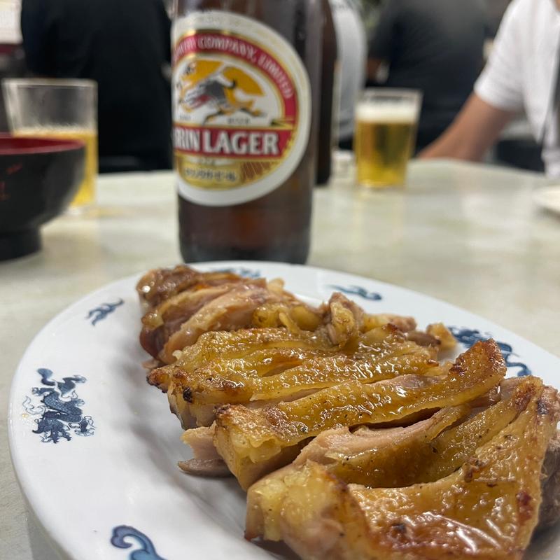 焼鳥もも（カタイ）(天一軒)