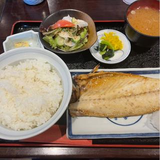 サバ焼定食　大盛り(人情食堂 はるそうゆ)