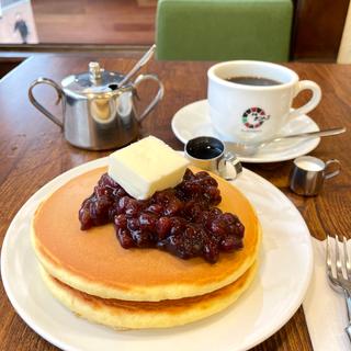 ホットケーキセット（バター）(元町サントス)