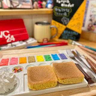 らくがきパンケーキ(創作空間cafeアトリエ)