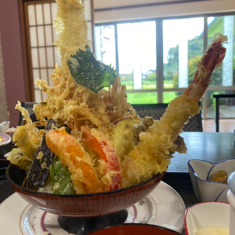 穴子入り上天丼(仕出し・お食事処 まるみや)