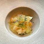 水茄子とカッテージチーズ(Satologue（さとローグ）)