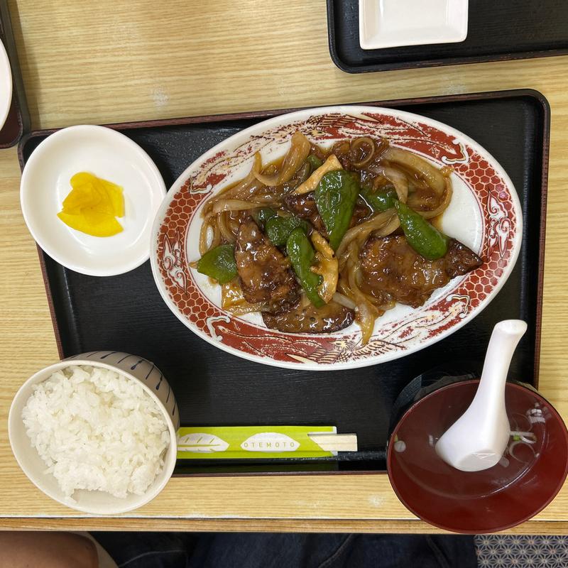 レバ野菜炒め定食(八乙女 )