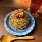 九州醤油の焦がし炒飯