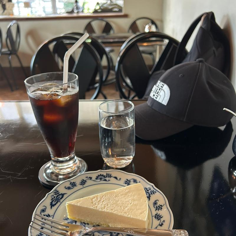 アイスコーヒー+レアチーズケーキ(カフェプロコプ )