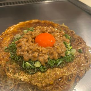 肉玉そば＋月見ネギ