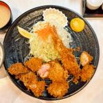 ミックスフライ定食