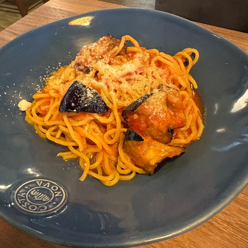 茄子のトマトソースパスタ(Italian Kitchen VANSAN 秋田八橋店)