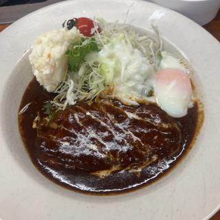 ハンバーグ(千本松牧場ソフトクリーム ジョイフルホンダ宇都宮店 （せんぼんまつぼくじょう）)