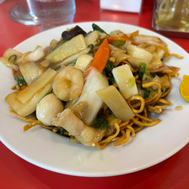 五目かた焼きそば(珍来 三芳店 )