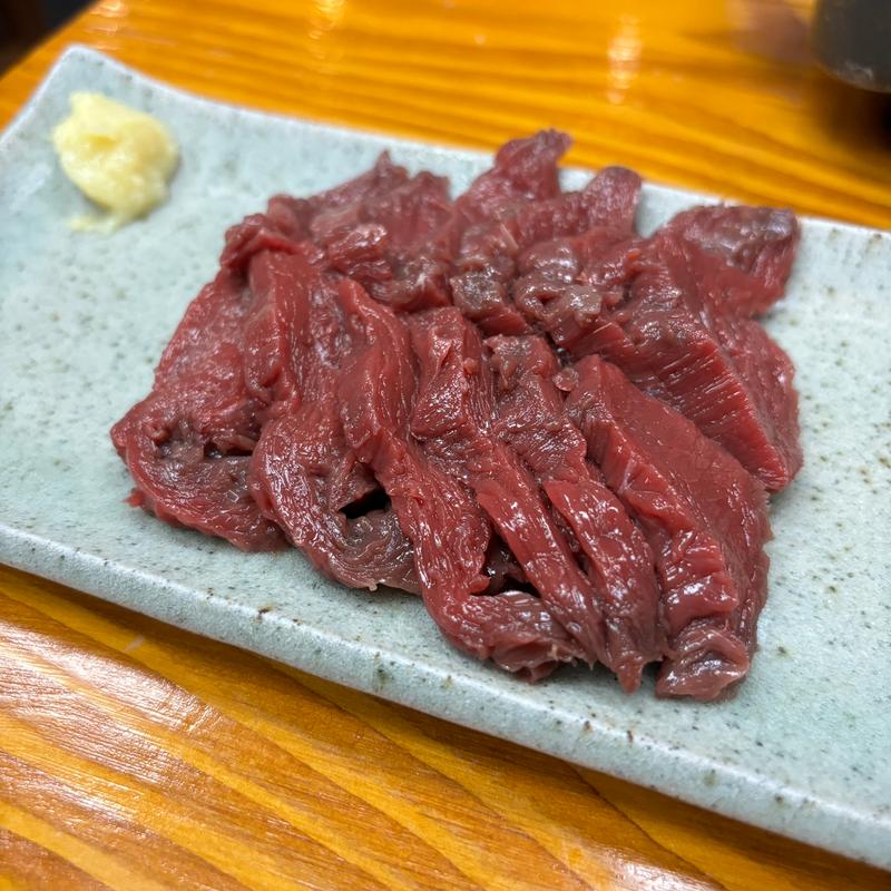 馬刺し（上）(柿島屋)