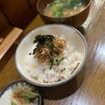 〆のご飯セット(よもぎ)