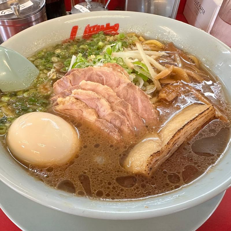生姜醤油ラーメン(ラーメン山岡家 上三川店)