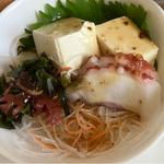 豆腐サラダ