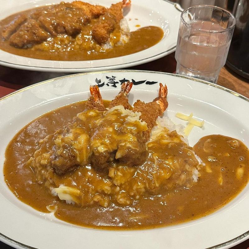 エビフライカレー(上等カレー 五反田店)