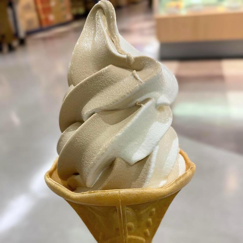 バニラ&モカソフトクリーム(森山園 イオン松江店 )