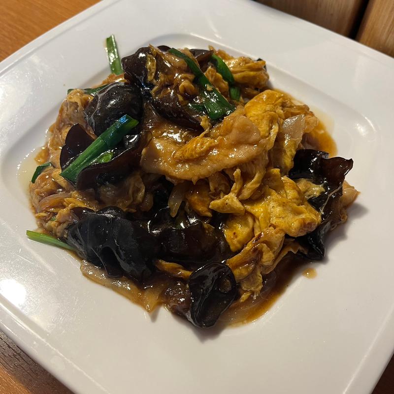 玉子とキクラゲの炒め(麺飯食堂 なかじま)