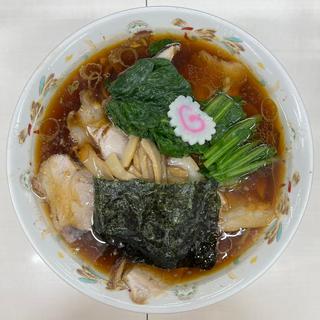 青島ラーメン+チャーシュー+ほうれん草(青島食堂 秋葉原店 )