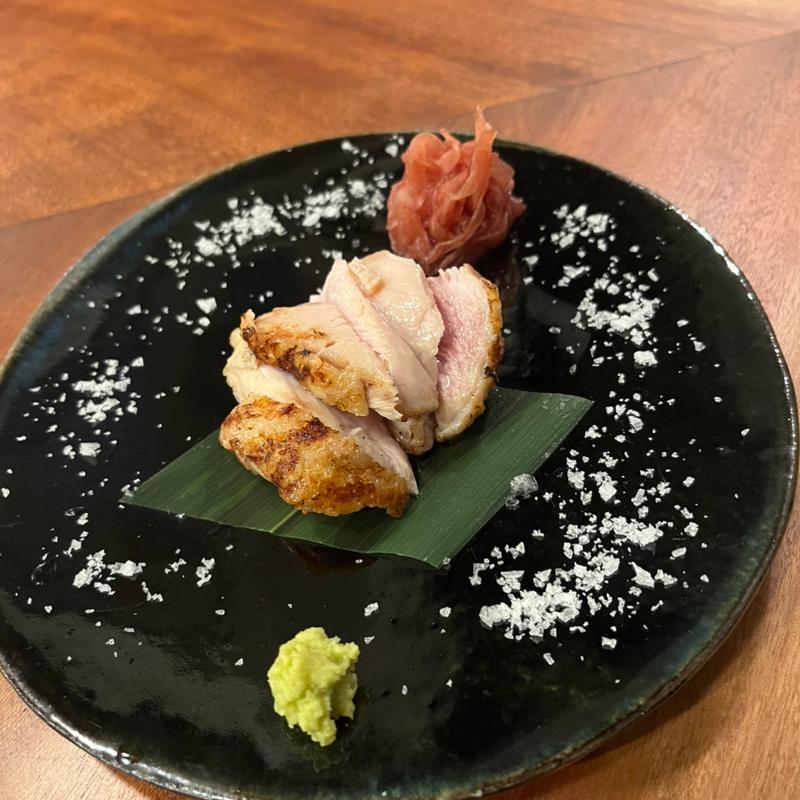 鶏ももたたき(焼き鳥 小松)