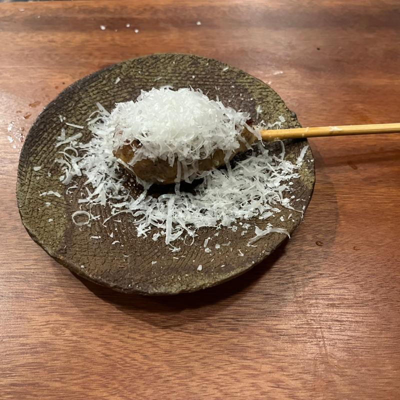 リコッタチーズつくね(焼き鳥 小松)