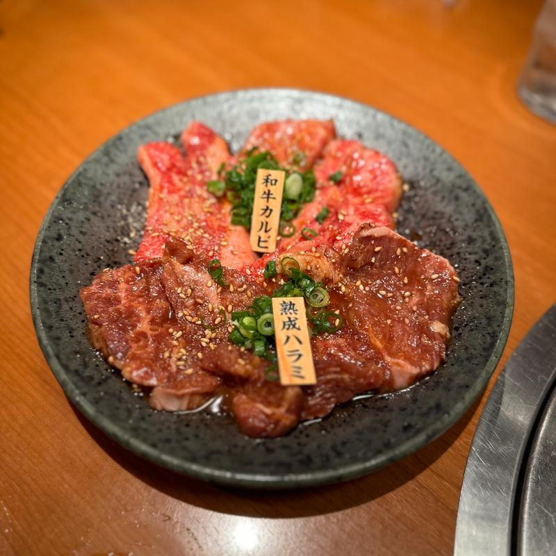 和牛カルビ(焼肉特急 長吉長原駅)