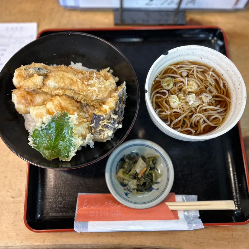 穴子丼(そば付)(登喜和 )