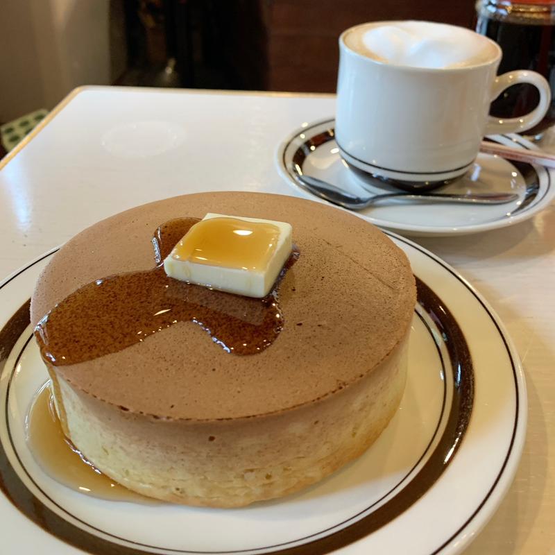 厚焼きホットケーキ(喫茶ちゃっぷ)