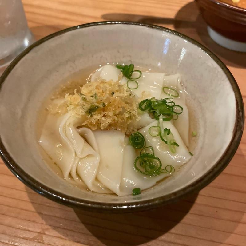 ありがたきしめん(天ぷら食堂 たもん)