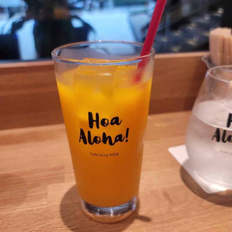 マンゴージュース(hale'aina HOA 渋谷)
